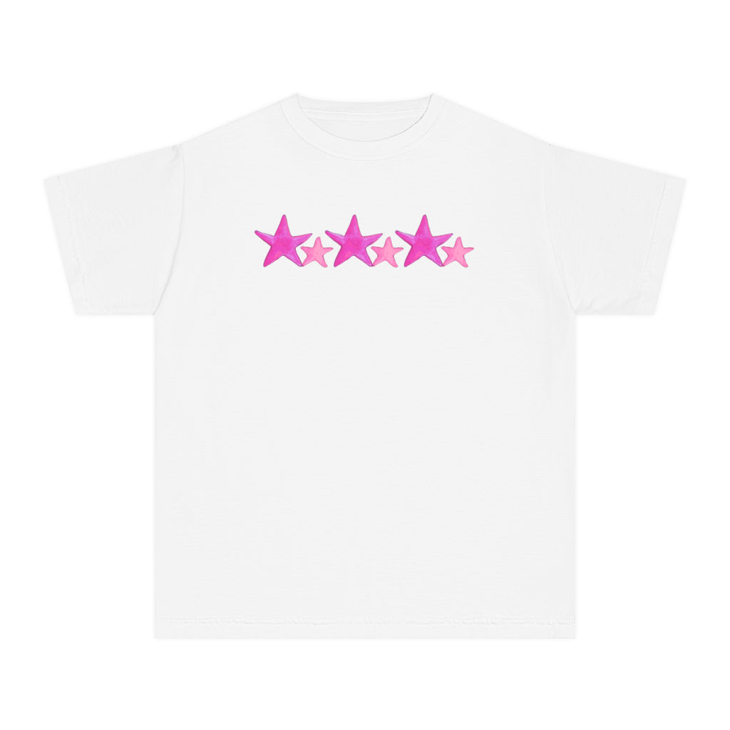 Starry Pink - Kid's Tee - 100% Cotton