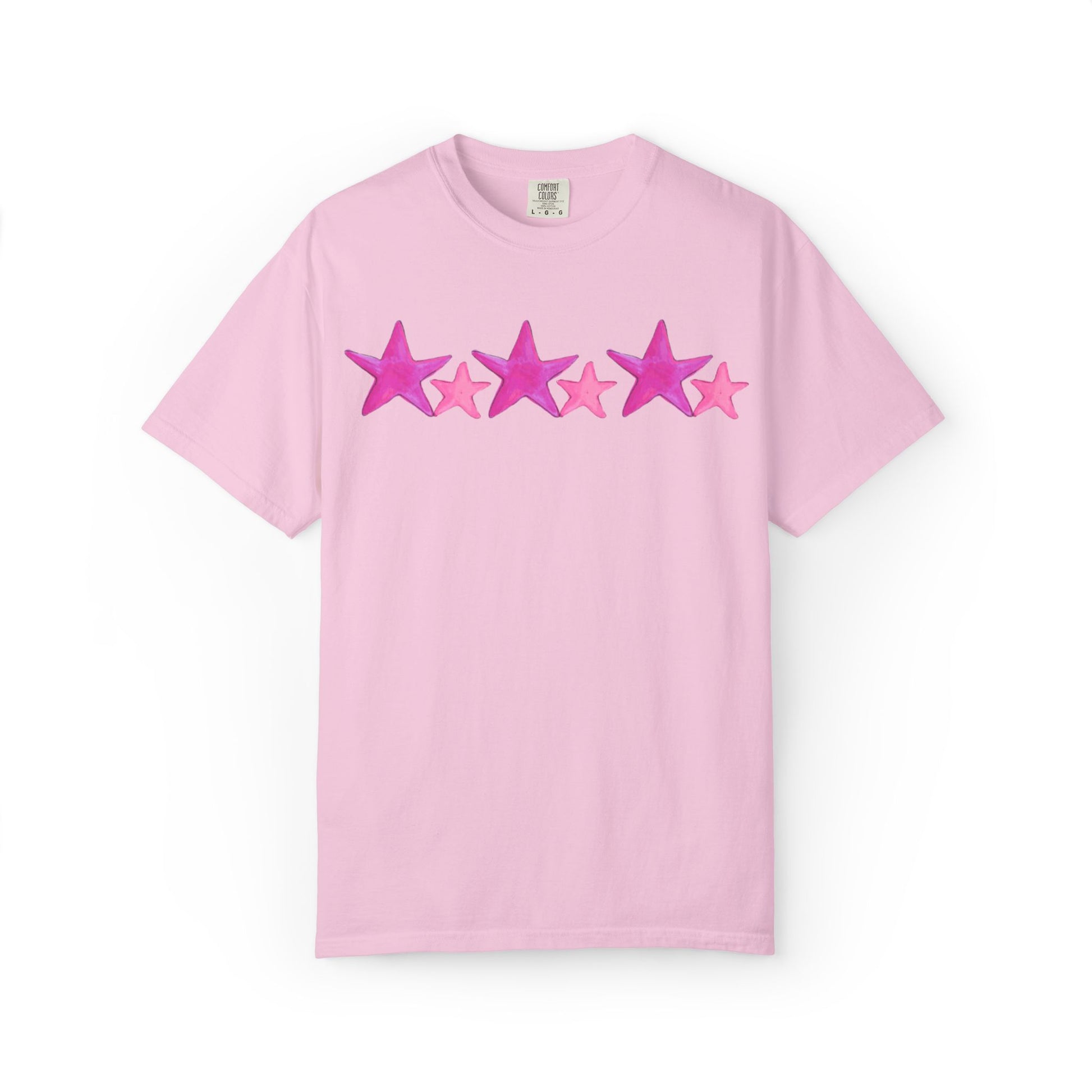 Starry Pink - Adult Tee - 100% Cotton