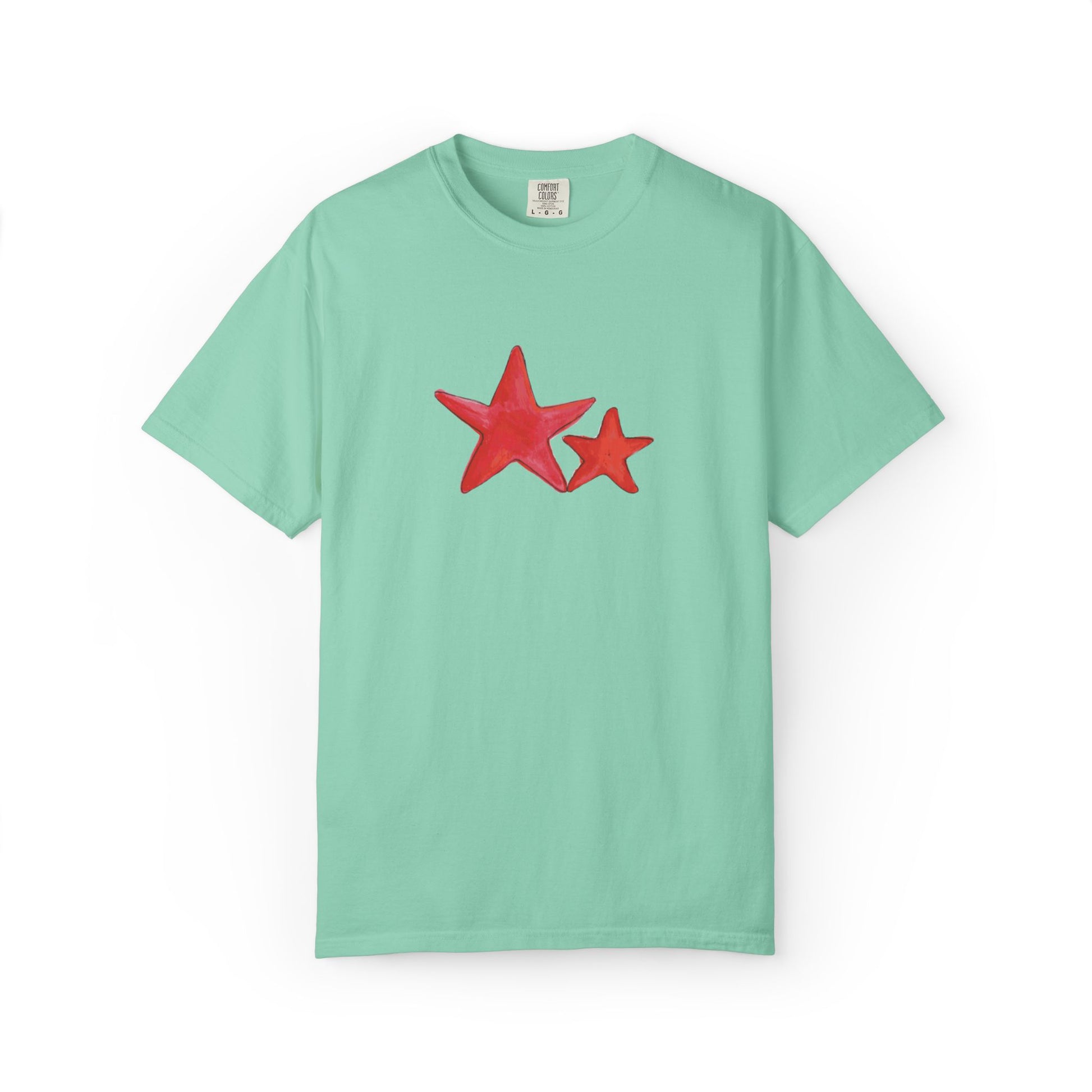 Starry Red - Adult Tee - 100% Cotton