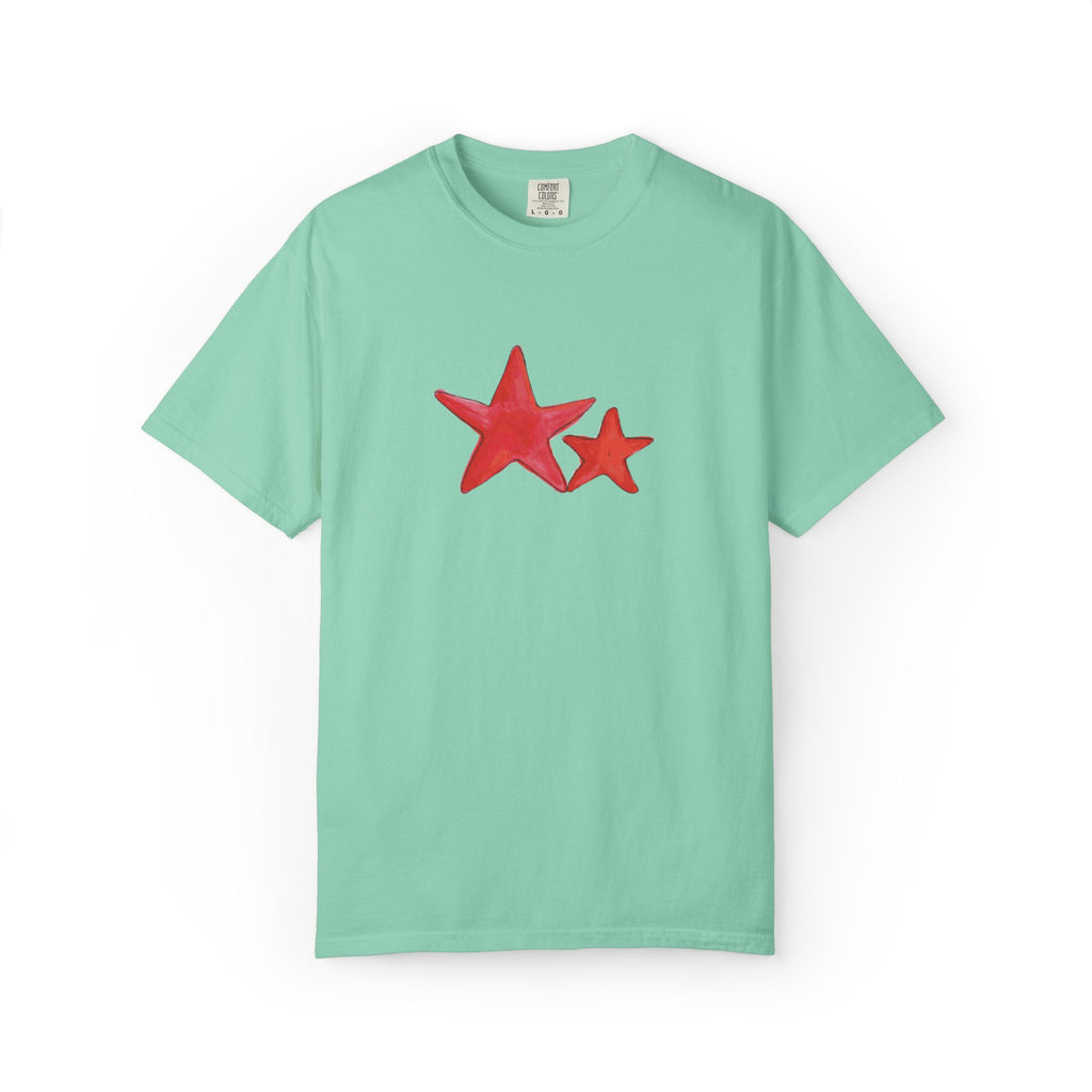 Starry Red - Adult Tee - 100% Cotton