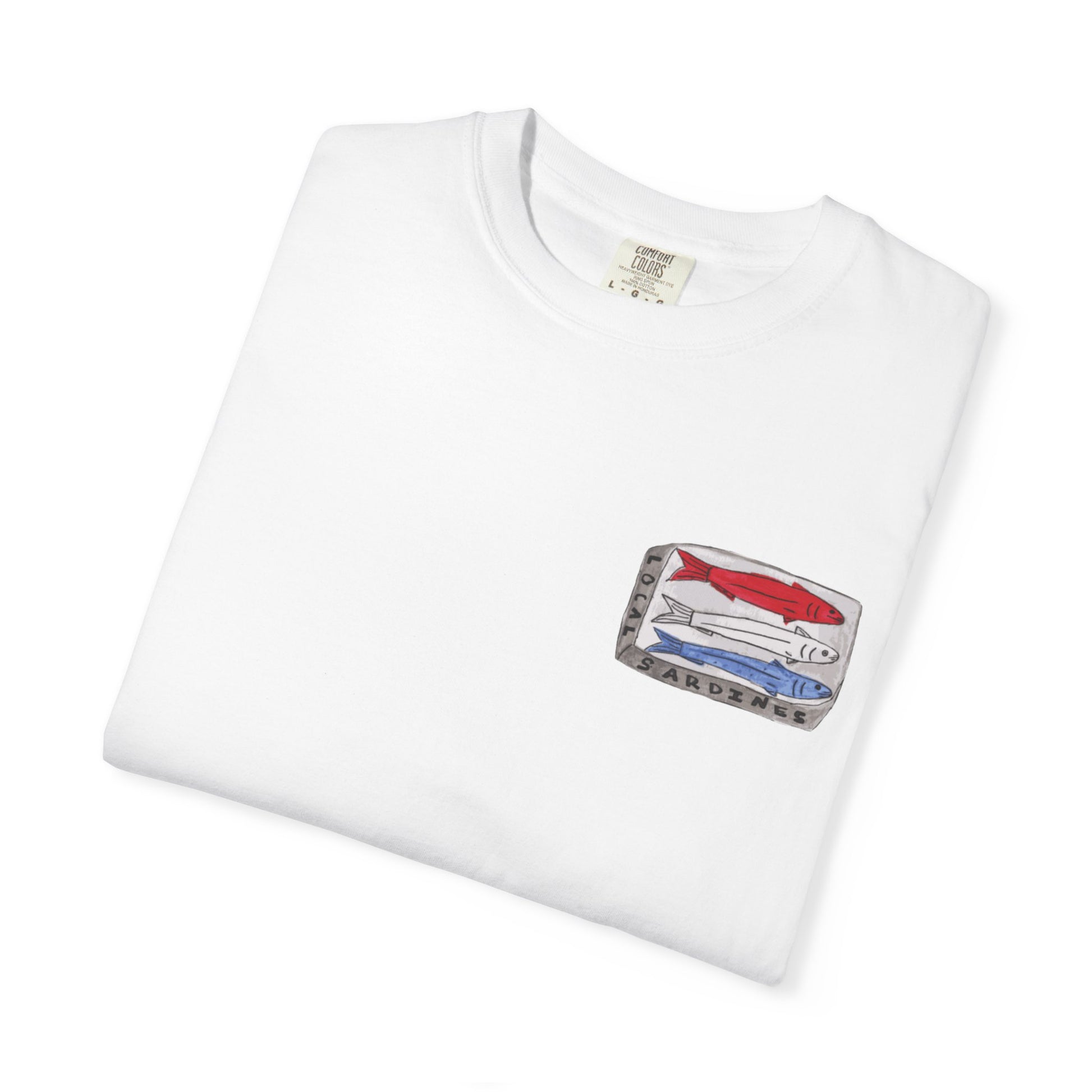 Local Sardines - Americana  - Adult Tee - 100% Cotton