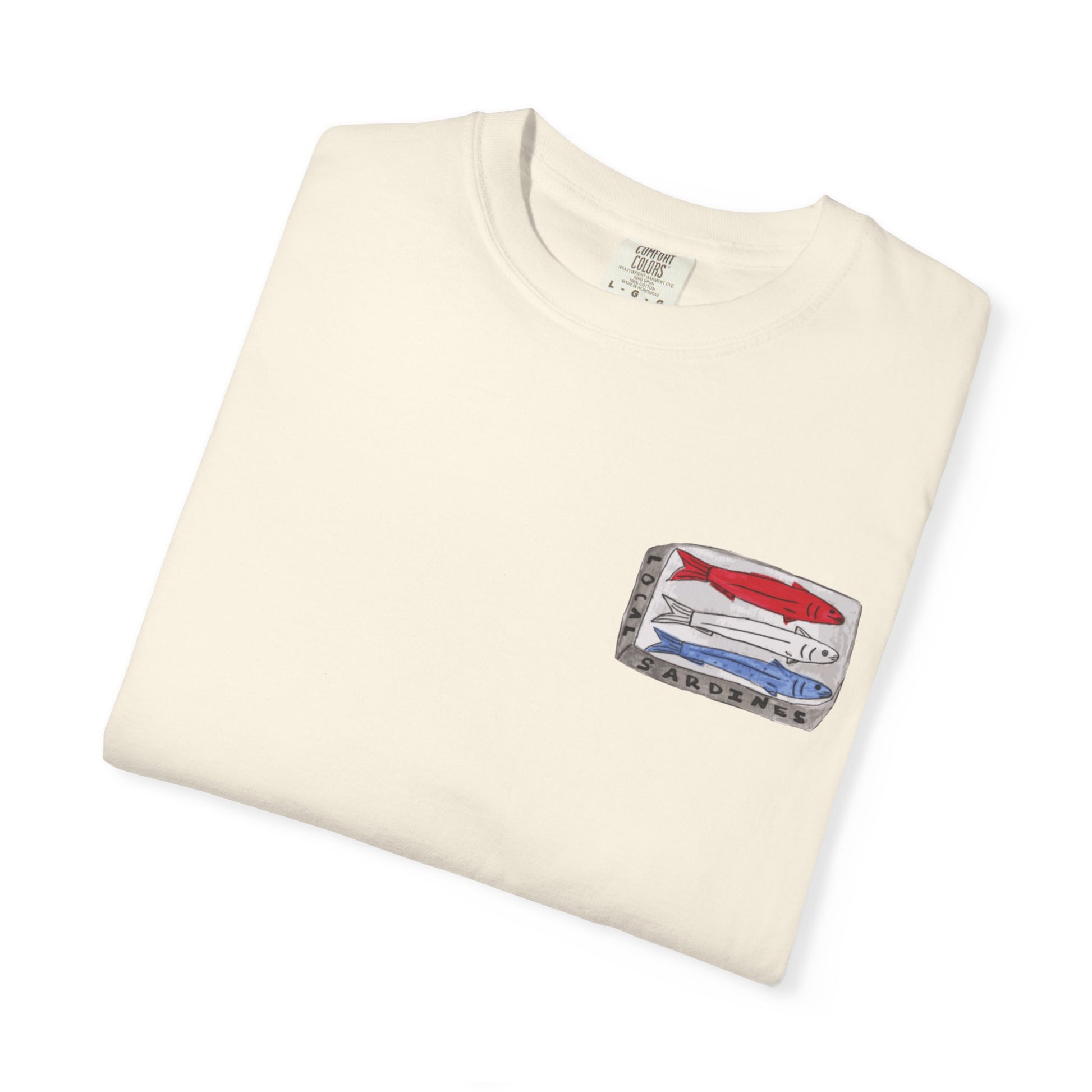 Local Sardines - Americana  - Adult Tee - 100% Cotton
