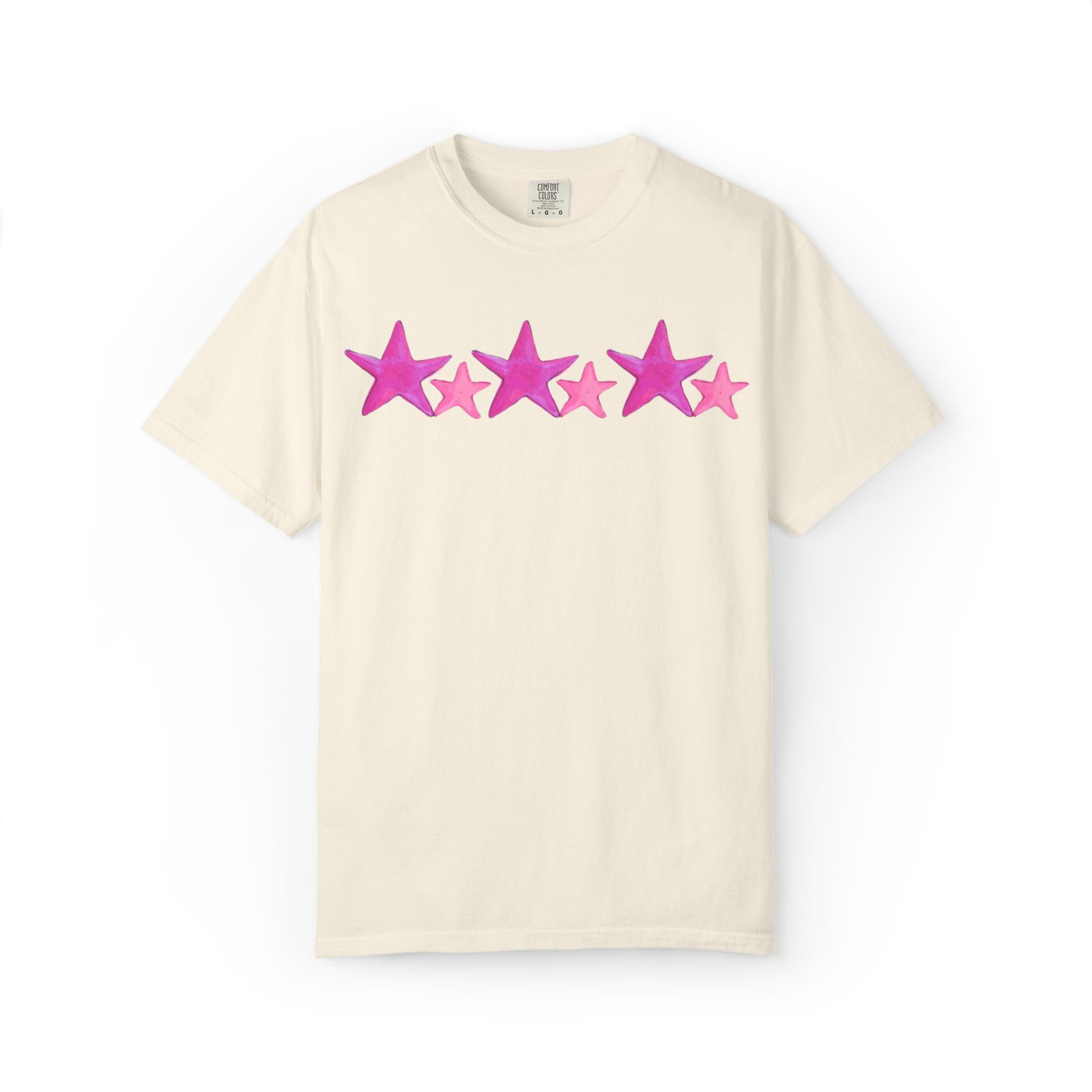 Starry Pink - Adult Tee - 100% Cotton