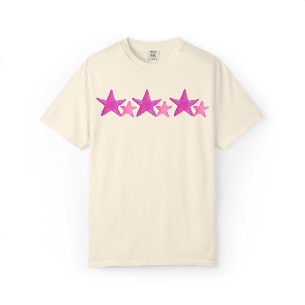 Starry Pink - Adult Tee - 100% Cotton