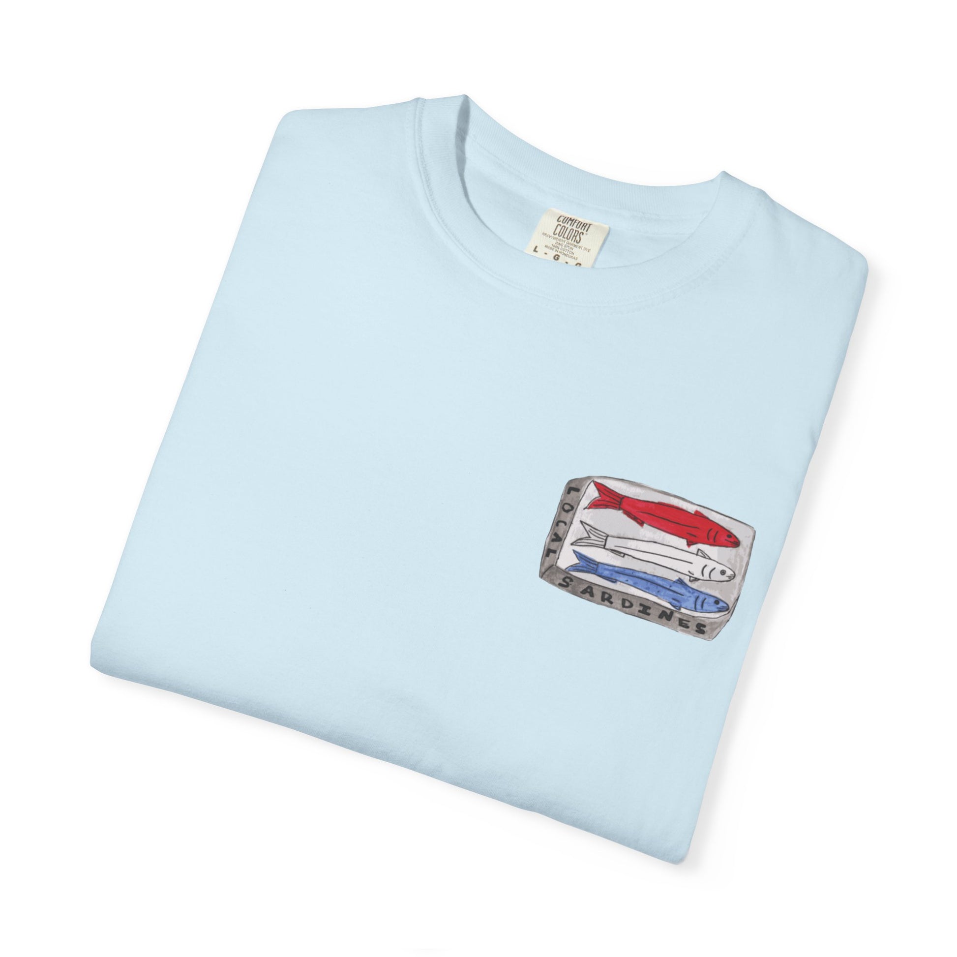 Local Sardines - Americana  - Adult Tee - 100% Cotton