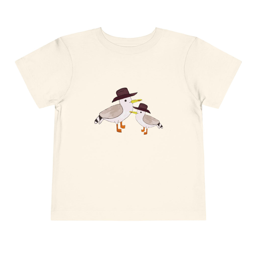 Cow Gulls - Brown Cowboy Hat - Toddler Tee - 100% Cotton