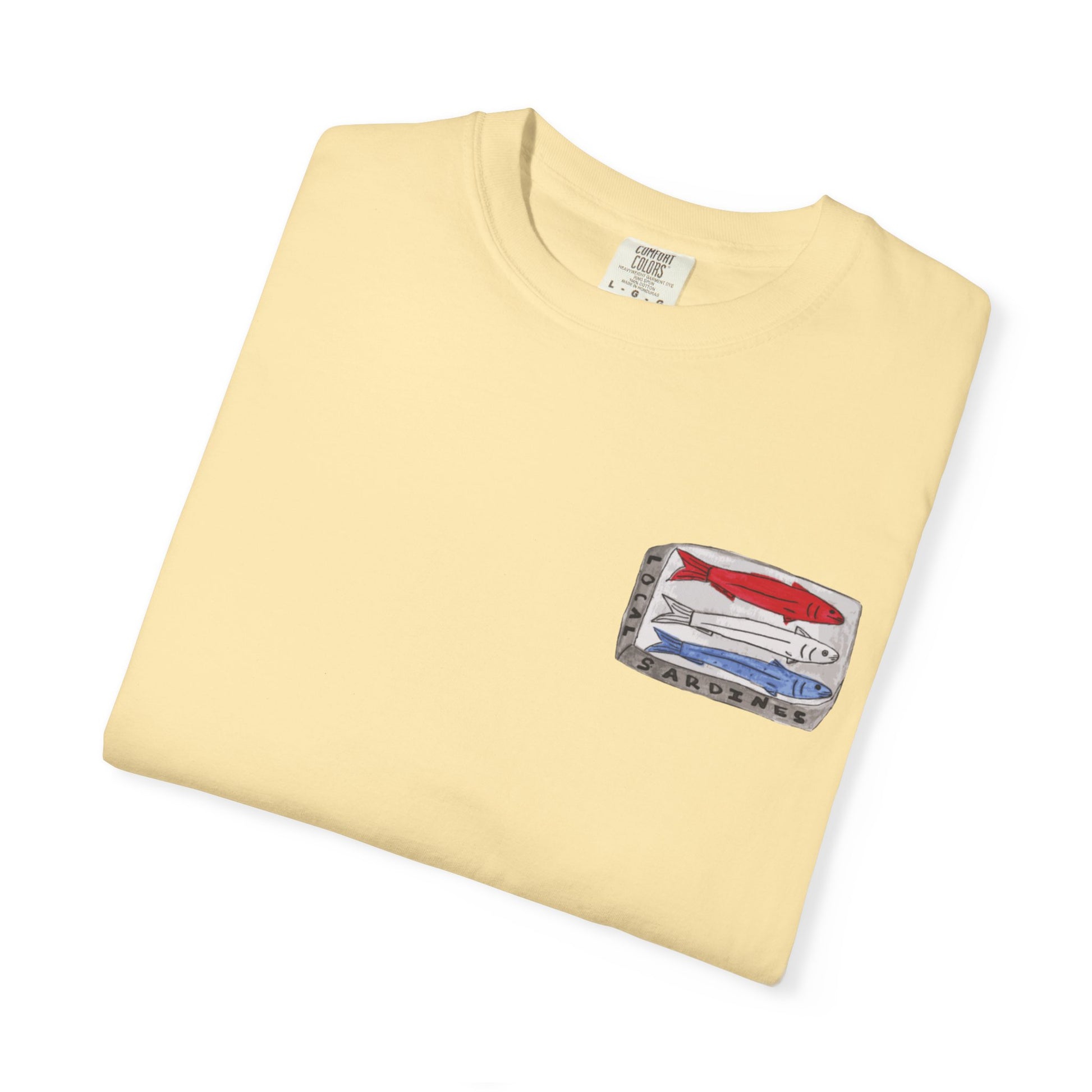 Local Sardines - Americana  - Adult Tee - 100% Cotton