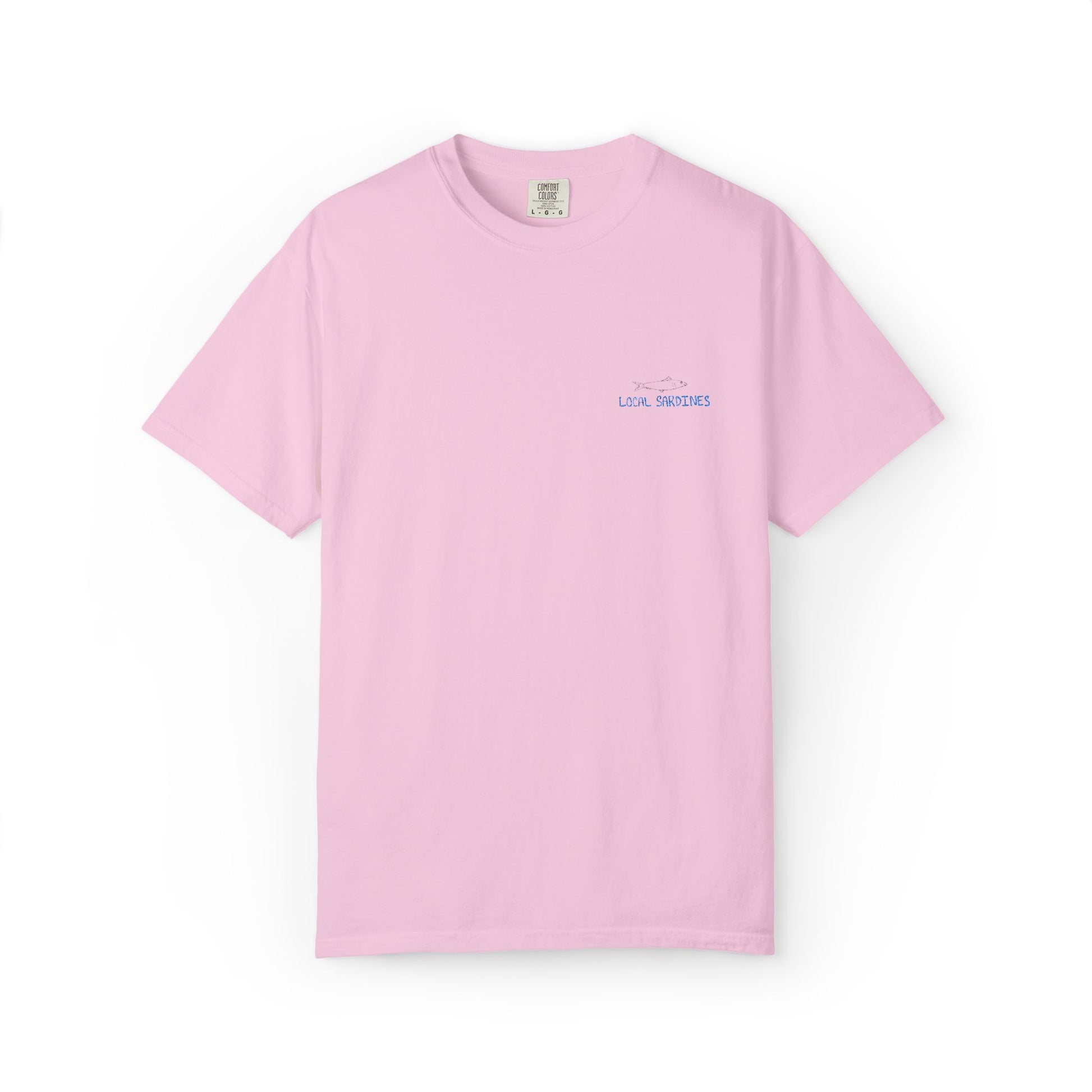 Local Sardines - Embroidered - Adult Tee - 100% Cotton