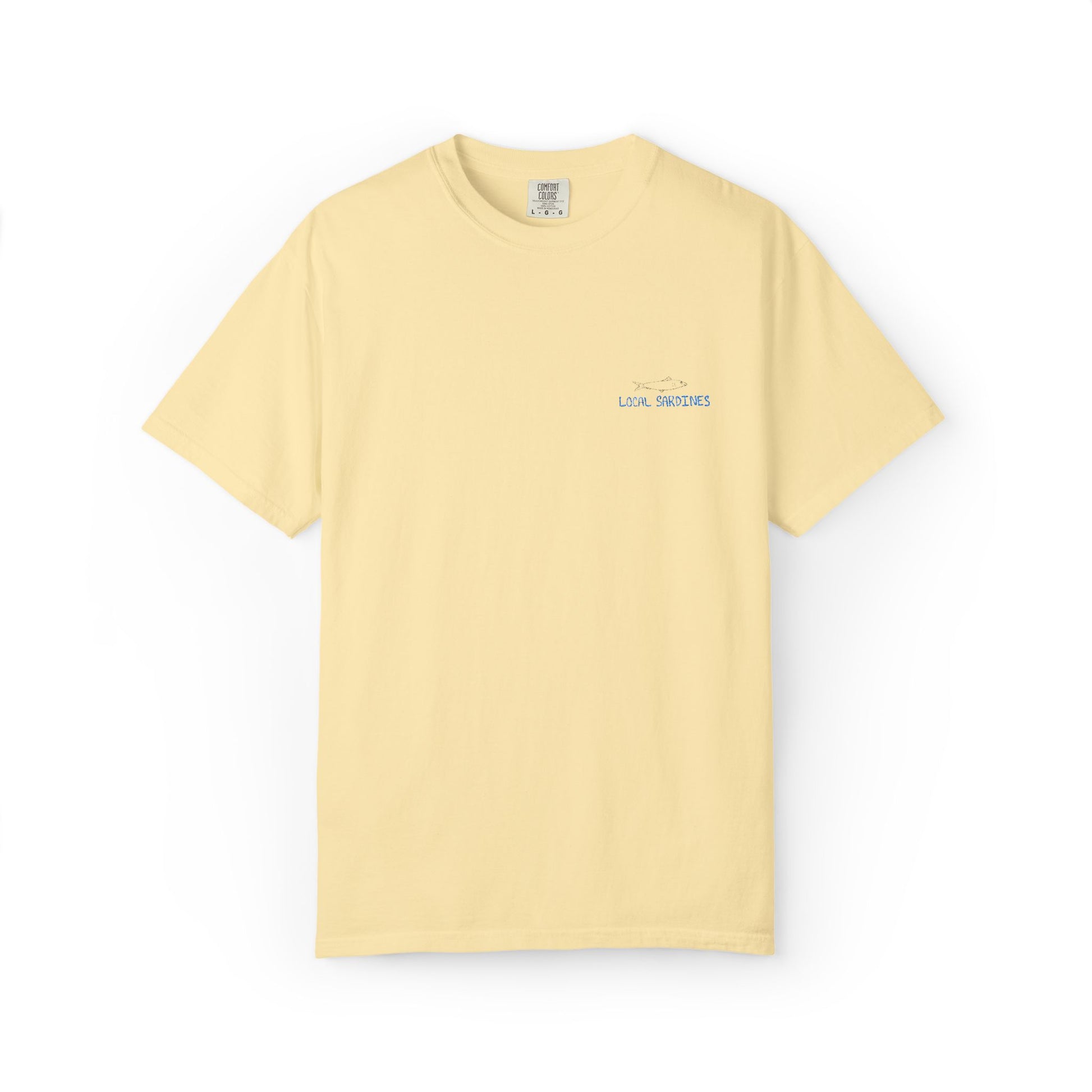 Local Sardines - Embroidered - Adult Tee - 100% Cotton