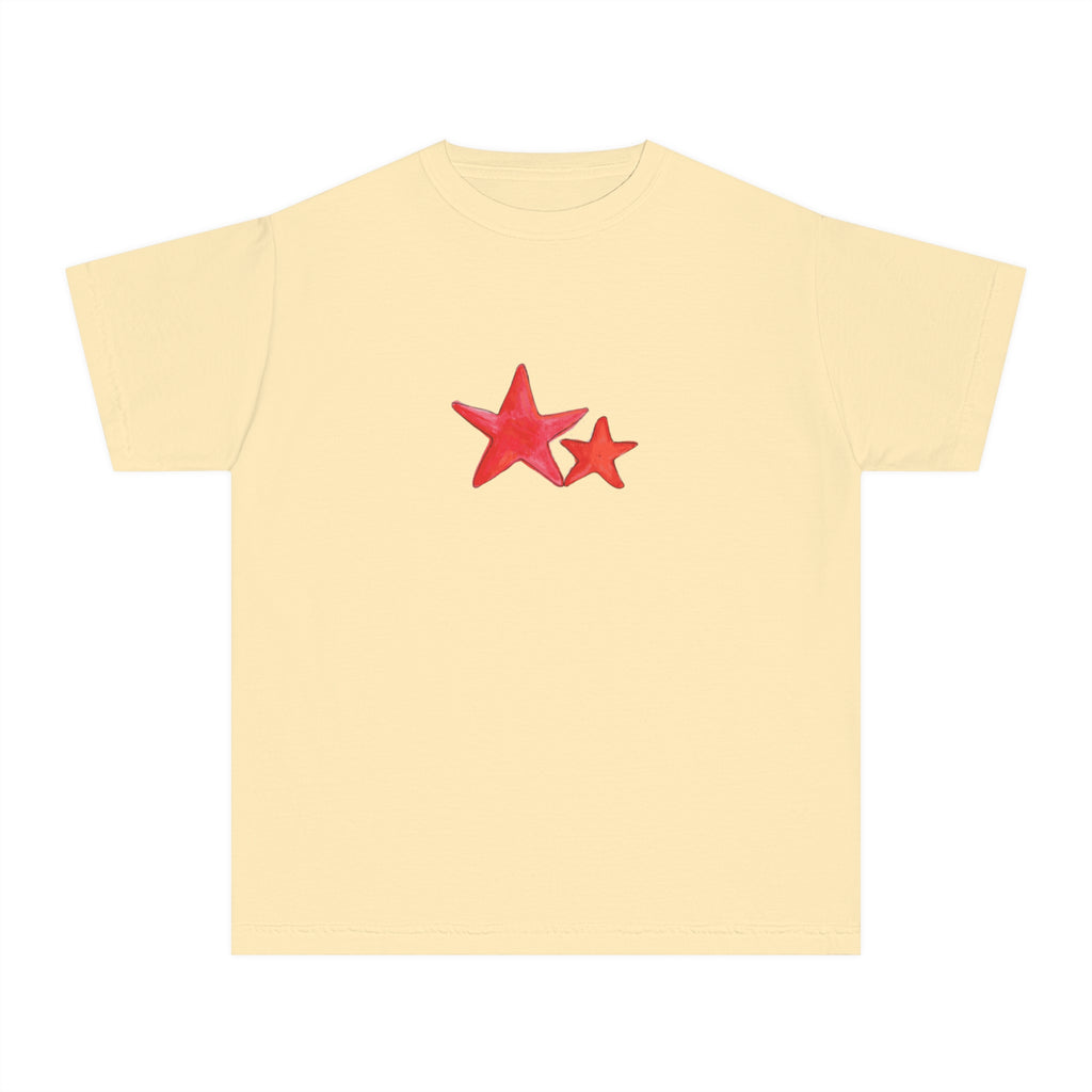 Starry Red - Kid's Tee - 100% Cotton