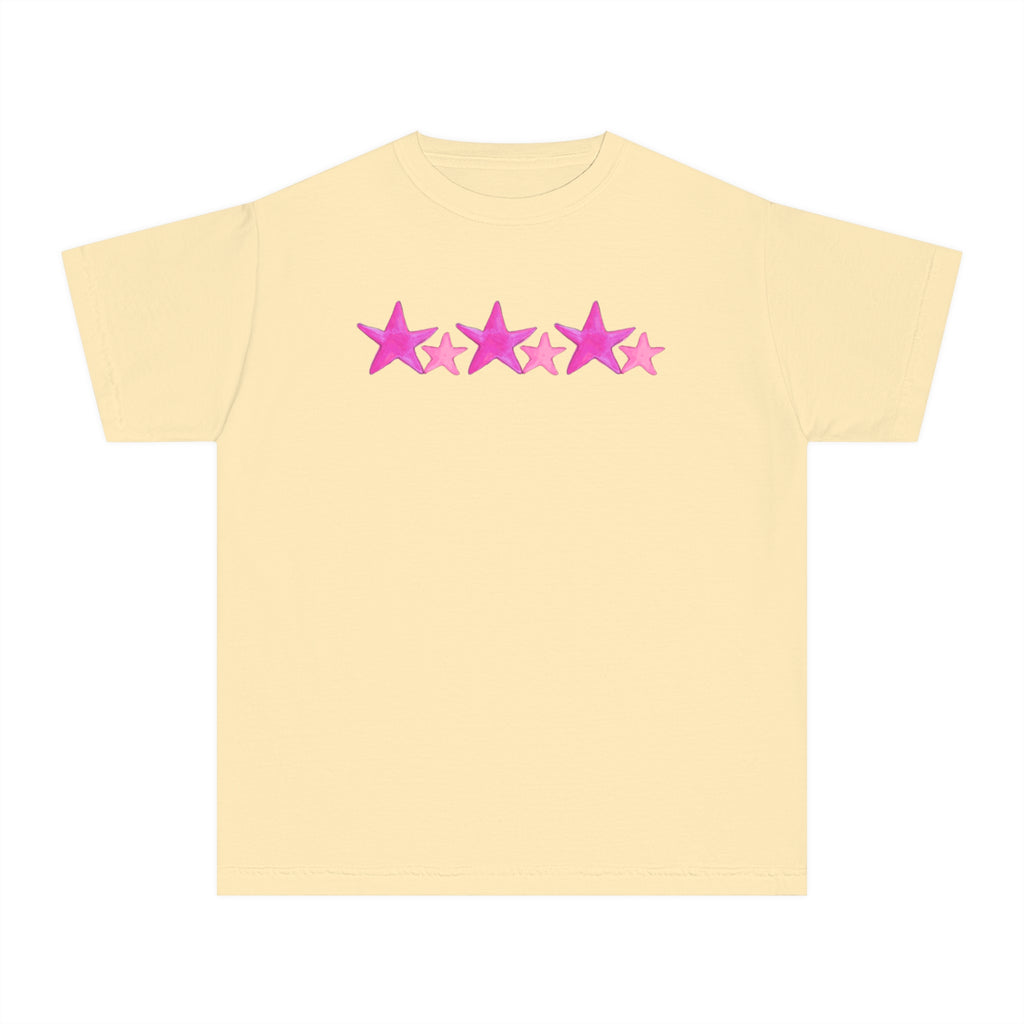 Starry Pink - Kid's Tee - 100% Cotton