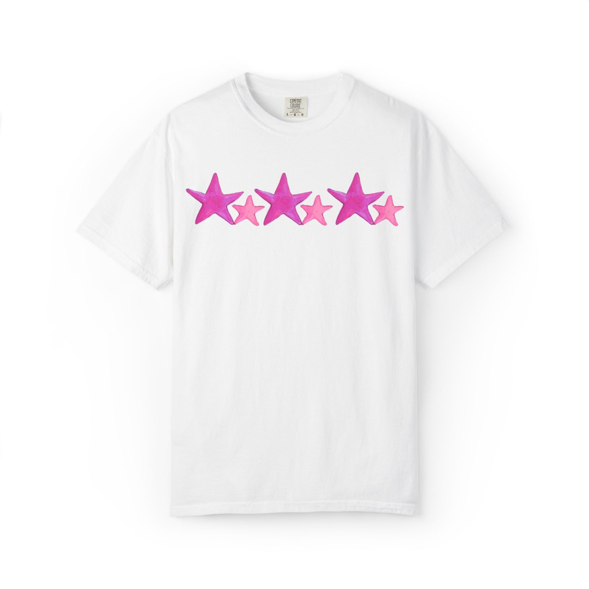 Starry Pink - Adult Tee - 100% Cotton