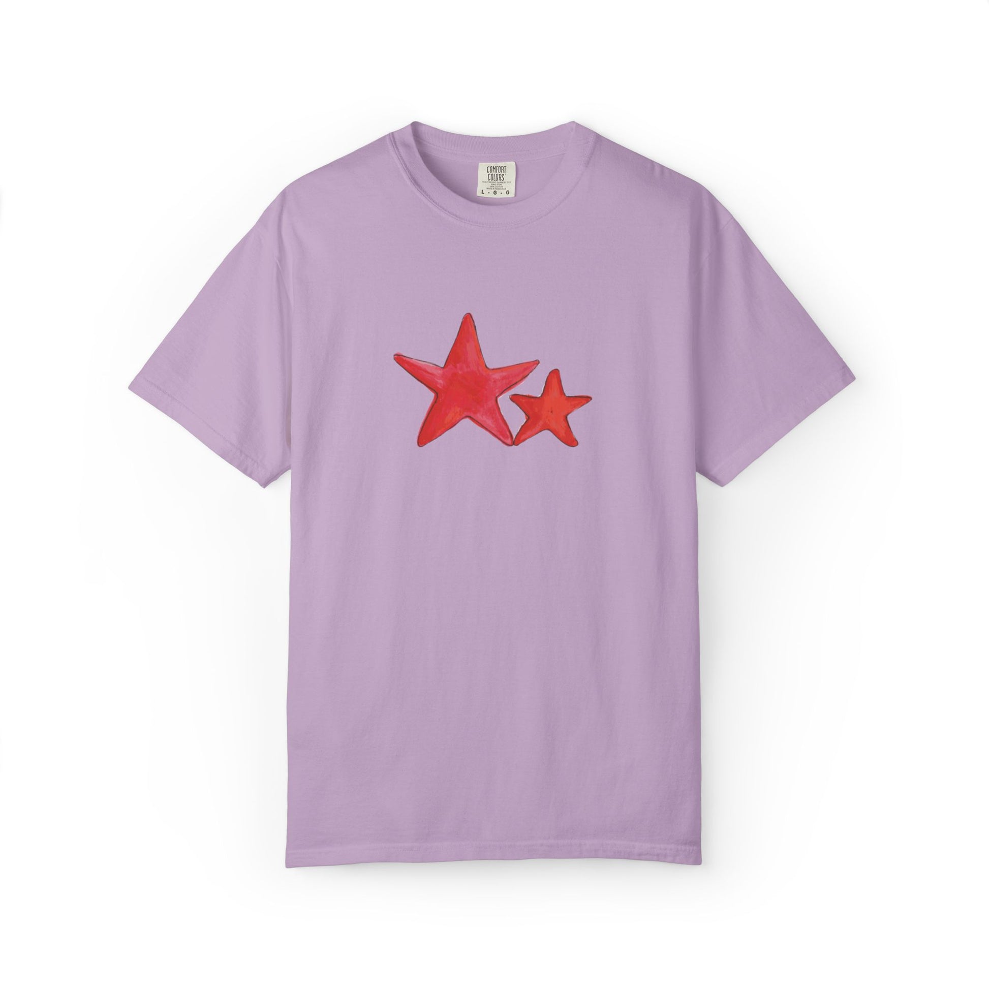 Starry Red - Adult Tee - 100% Cotton