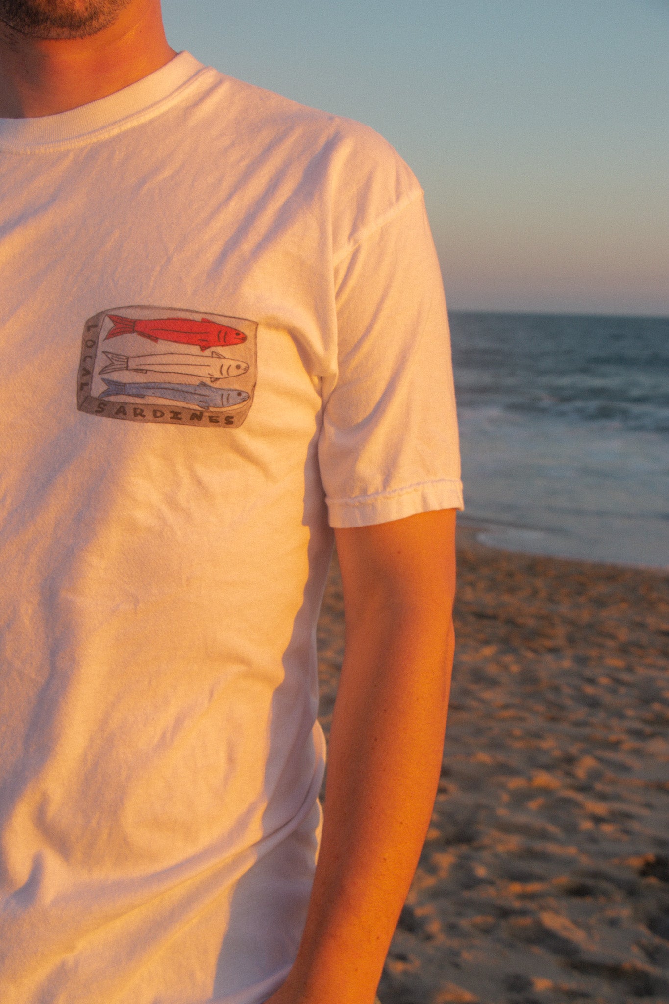 Local Sardines - Americana  - Adult Tee - 100% Cotton