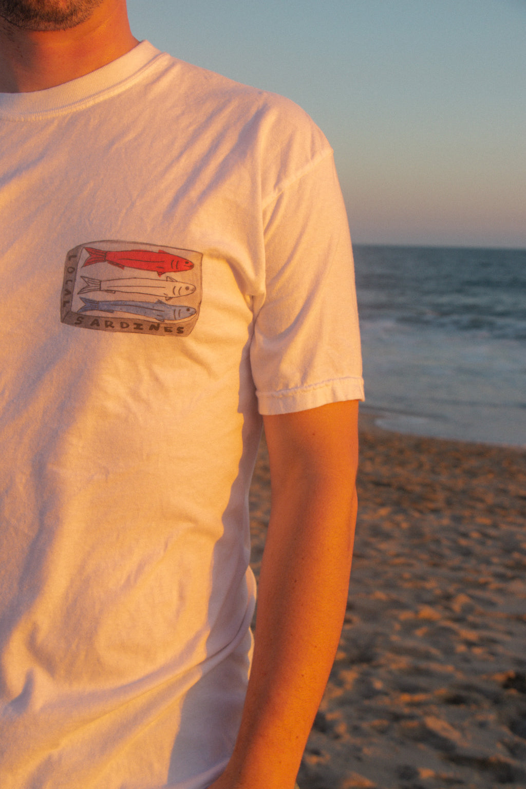 Local Sardines - Americana  - Adult Tee - 100% Cotton