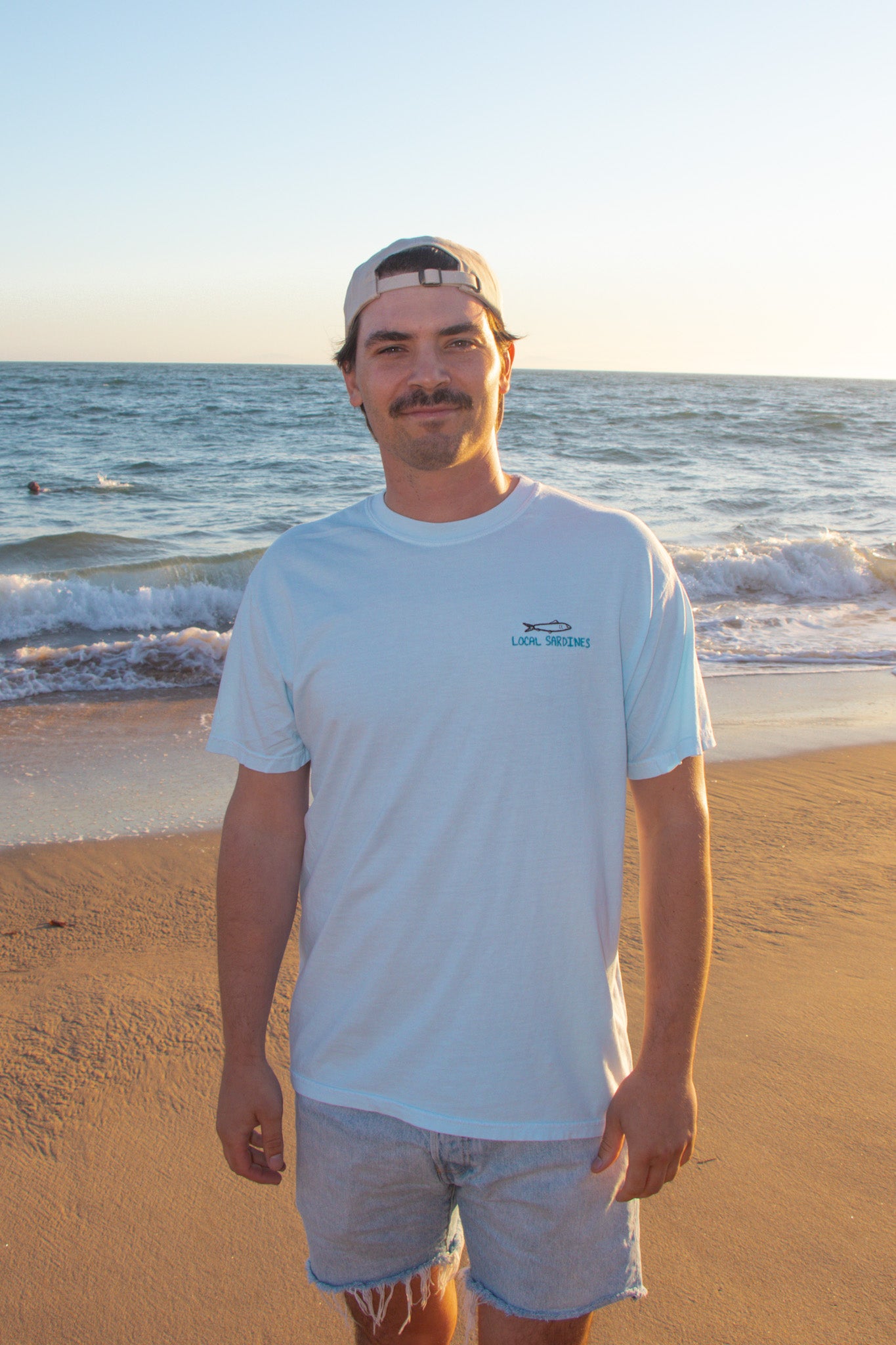 Local Sardines - Embroidered - Adult Tee - 100% Cotton
