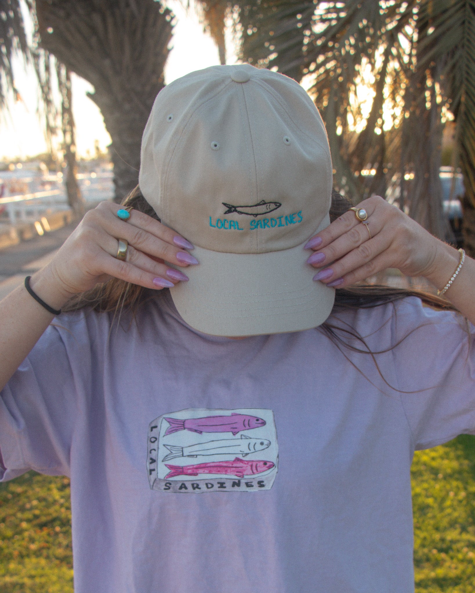 Local Sardines - Embroidered Dad Hat - 100% Cotton