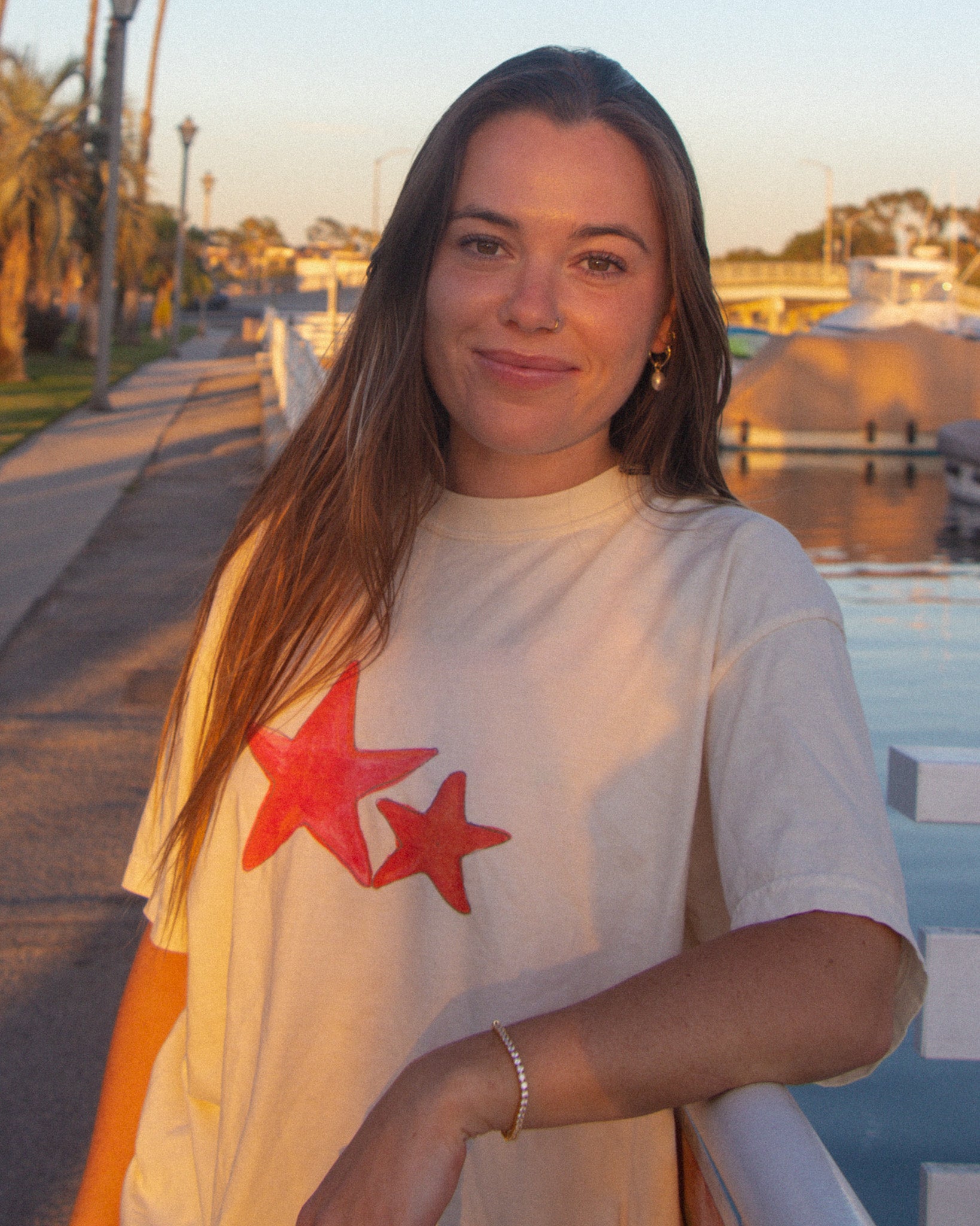 Starry Red - Adult Tee - 100% Cotton