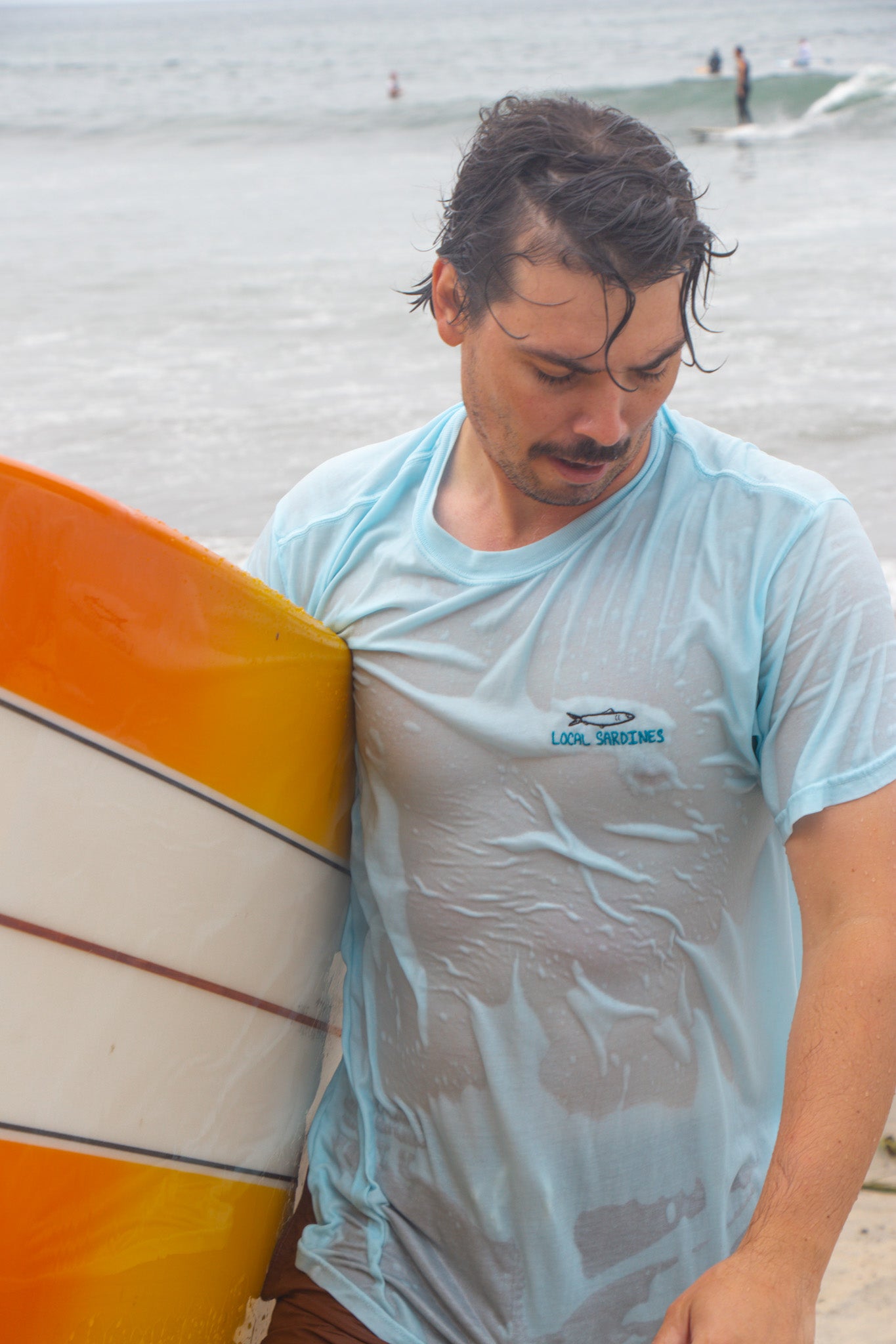 Local Sardines - Embroidered - Adult Tee - 100% Cotton